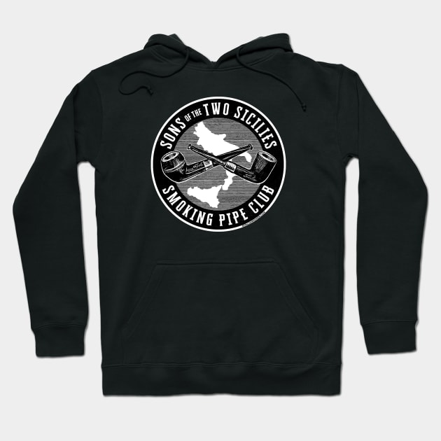 Two Sicilies Smoking Pipe Club Hoodie by ItalianPowerStore